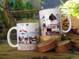 Caneca Pontos Turísticos GV - Ilustração